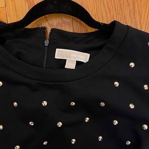 Michael Kors 2x Black dress with gold studs - 2x